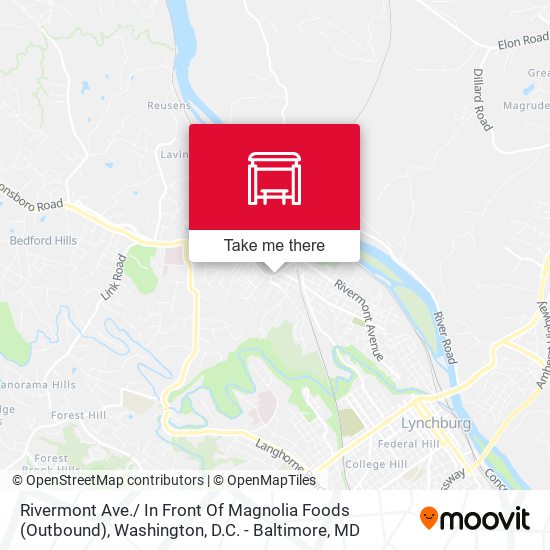 Rivermont Ave./ In Front Of Magnolia Foods (Outbound) map