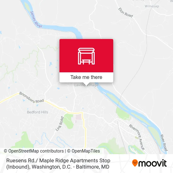 Ruesens Rd./ Maple Ridge Apartments Stop (Inbound) map
