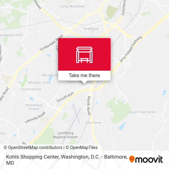 Kohls Shopping Center map