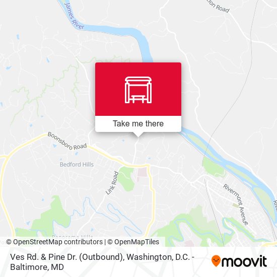 Ves Rd. & Pine Dr. (Outbound) map