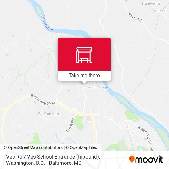 Ves Rd./ Ves School Entrance (Inbound) map