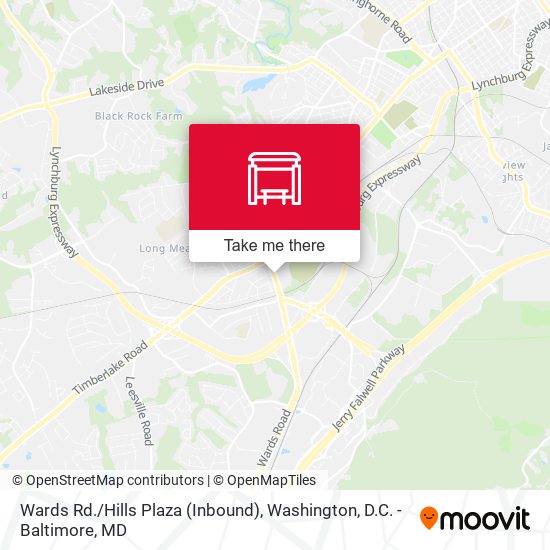 Wards Rd. / Hills Plaza (Inbound) map