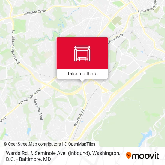 Wards Rd. & Seminole Ave. (Inbound) map