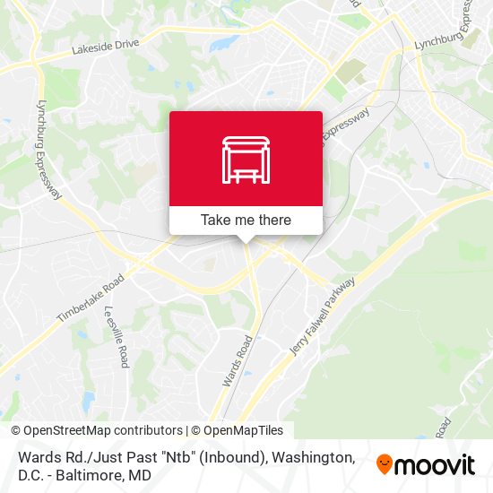Mapa de Wards Rd. / Just Past "Ntb" (Inbound)