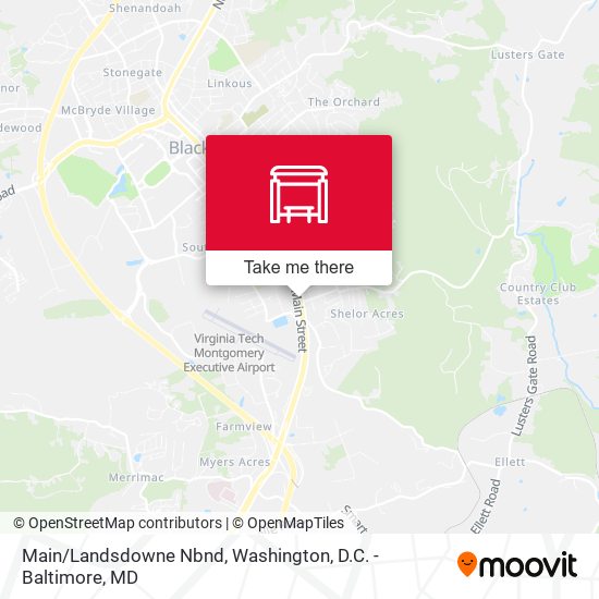 Main/Landsdowne Nbnd map