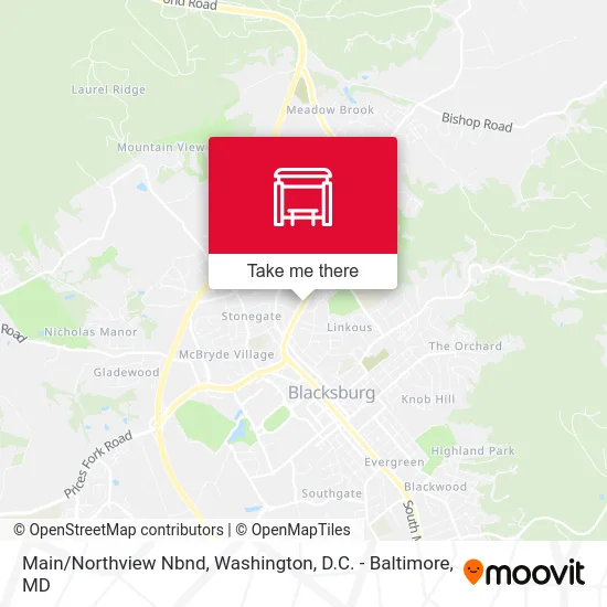 Main/Northview Nbnd map
