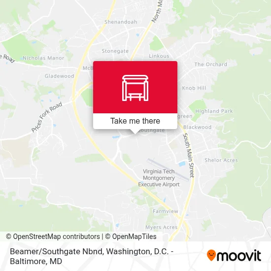 Beamer/Southgate Nbnd map