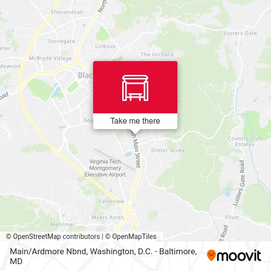 Main/Ardmore Nbnd map