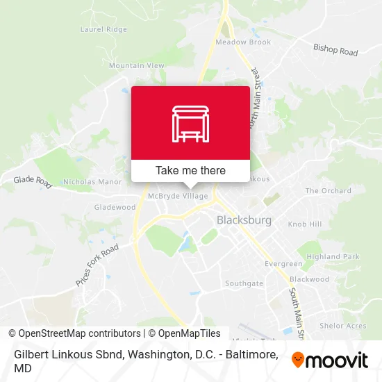 Gilbert Linkous Sbnd map