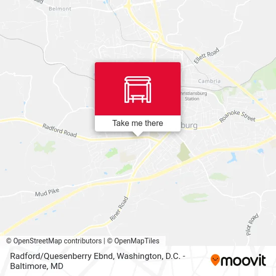 Radford/Quesenberry Ebnd map