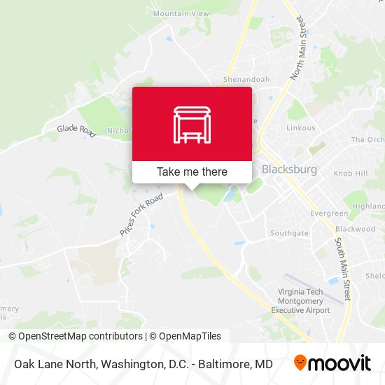 Oak Lane North map