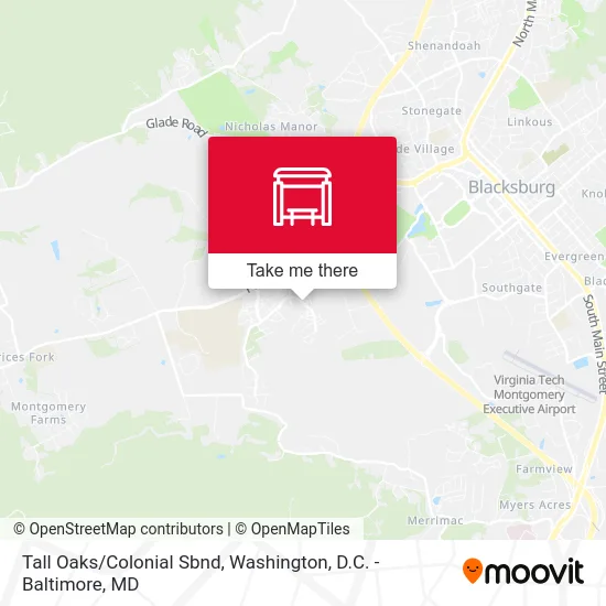 Tall Oaks/Colonial Sbnd map