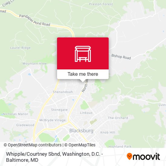 Mapa de Whipple/Courtney Sbnd