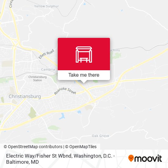 Electric Way/Fisher St Wbnd map