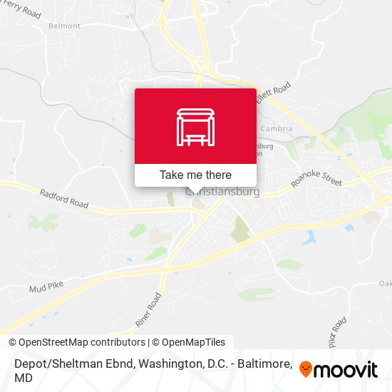 Mapa de Depot/Sheltman Ebnd