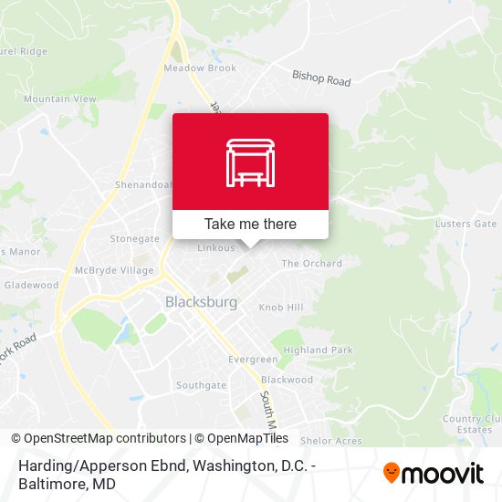 Harding/Apperson Ebnd map