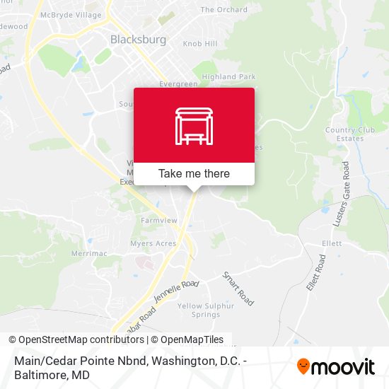 Main/Cedar Pointe Nbnd map