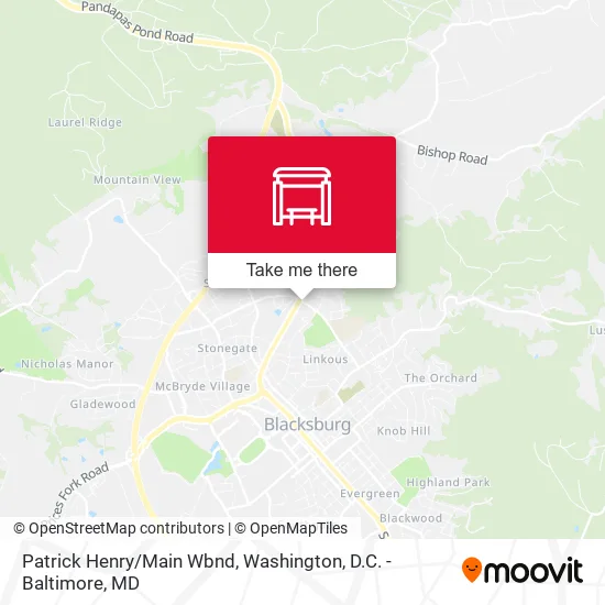 Mapa de Patrick Henry/Main Wbnd