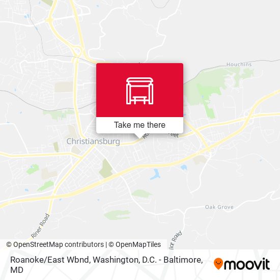 Roanoke/East Wbnd map