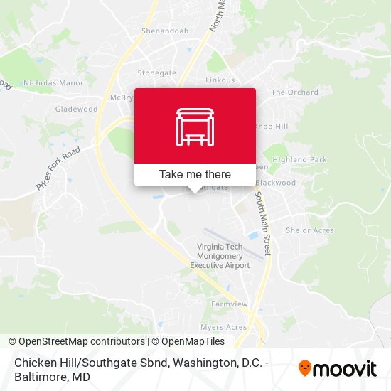 Mapa de Chicken Hill/Southgate Sbnd
