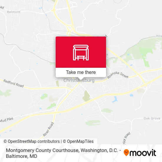 Montgomery County Courthouse map