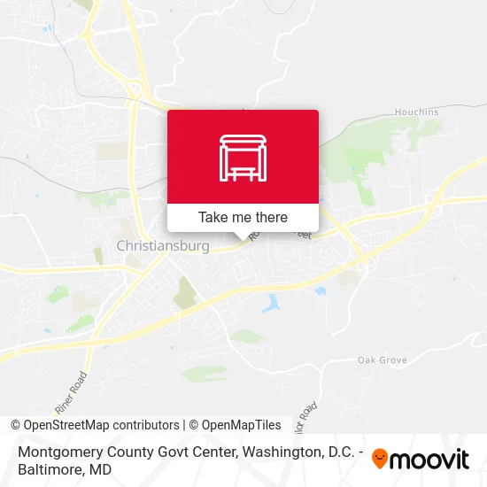 Montgomery County Govt Center map