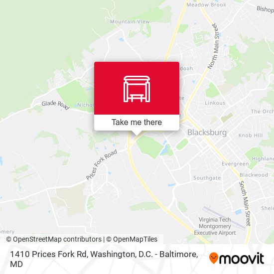 Mapa de 1410 Prices Fork Rd