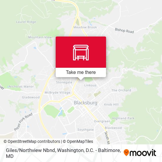 Giles/Northview Nbnd map