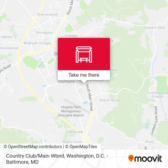 Country Club/Main Wbnd map