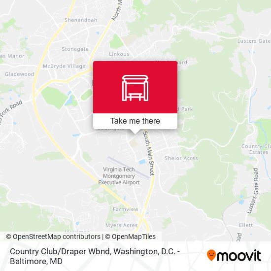 Country Club/Draper Wbnd map