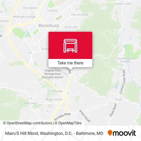 Main/S Hill Nbnd map