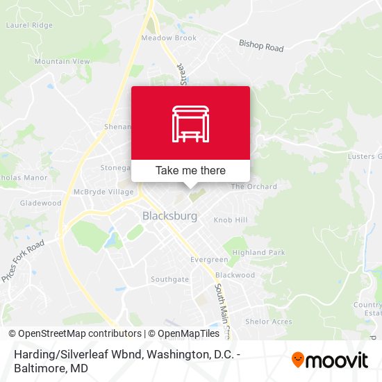 Mapa de Harding/Silverleaf Wbnd