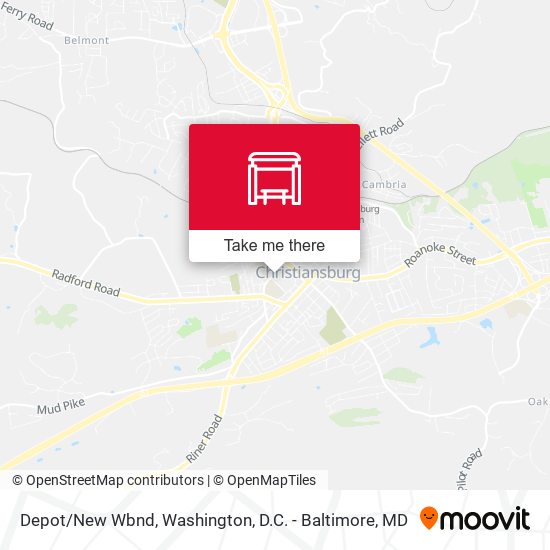 Depot/New Wbnd map