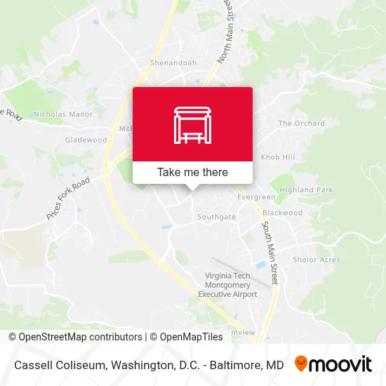 Cassell Coliseum map