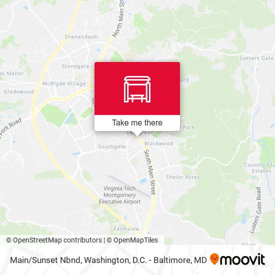 Main/Sunset Nbnd map