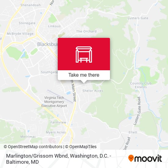 Mapa de Marlington/Grissom Wbnd