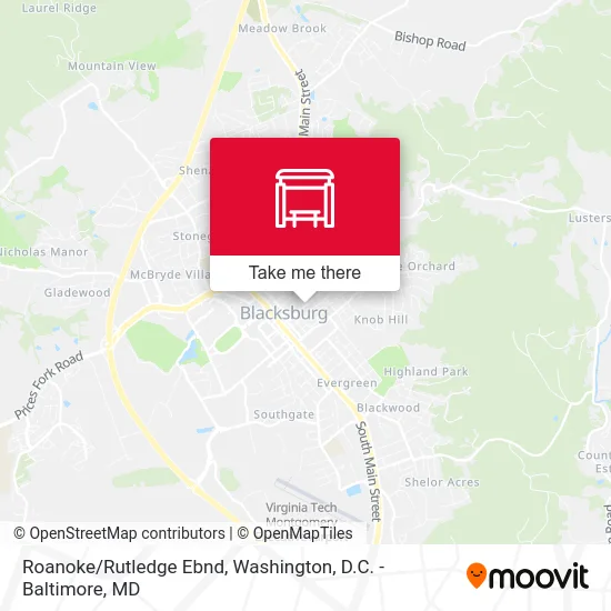 Roanoke/Rutledge Ebnd map