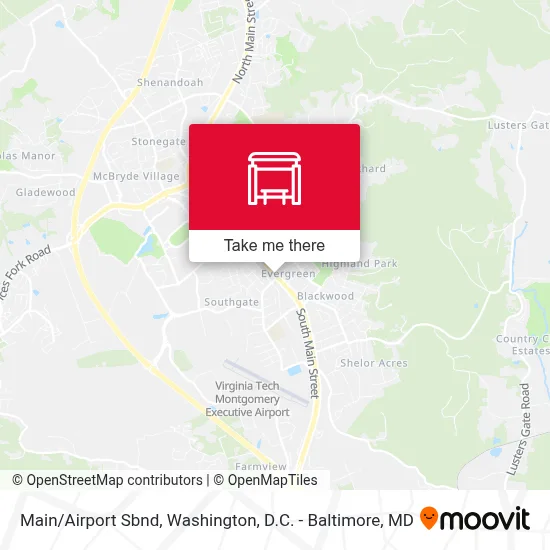 Main/Airport Sbnd map