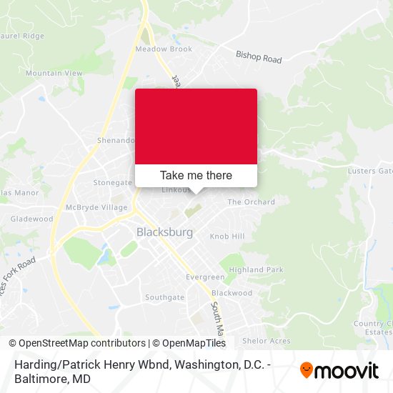 Mapa de Harding/Patrick Henry Wbnd