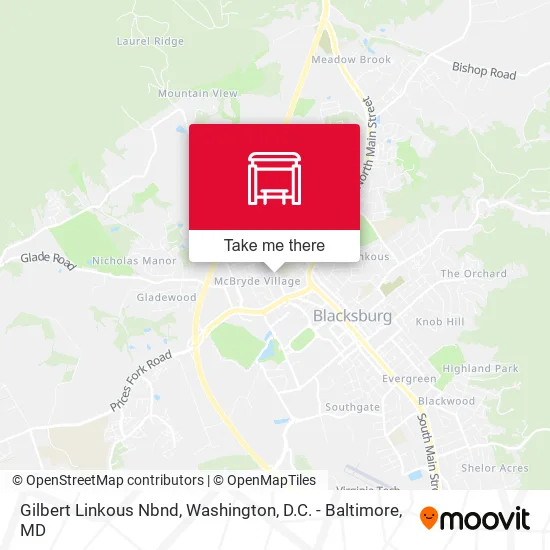 Gilbert Linkous Nbnd map