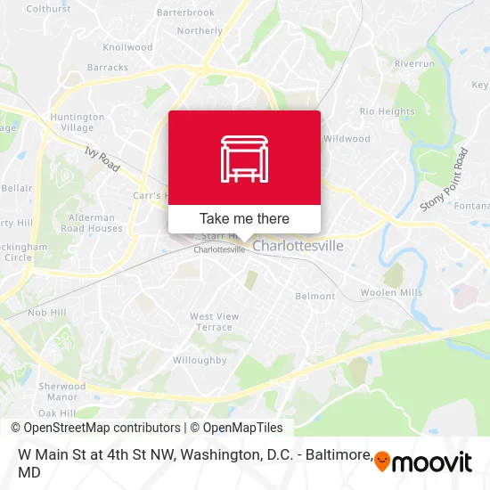 W Main St at 4th St NW map