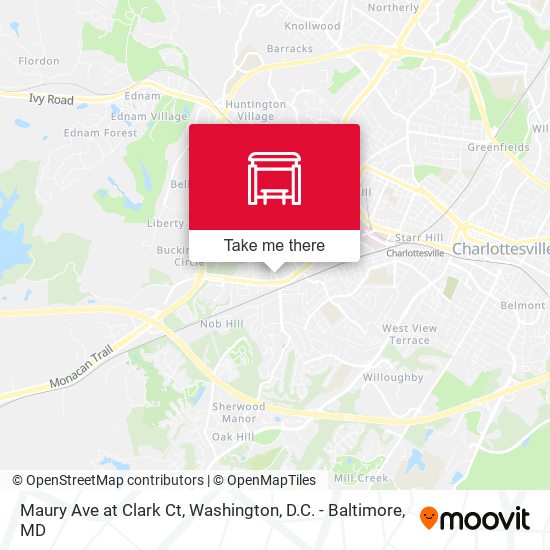 Maury Ave at Clark Ct map