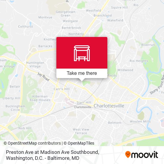 Mapa de Preston Ave at Madison Ave Southbound
