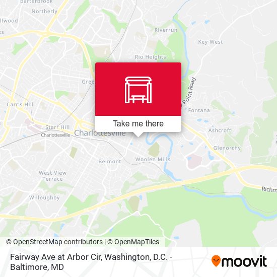 Fairway Ave at Arbor Cir map