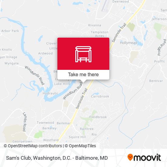 Mapa de Sam's Club