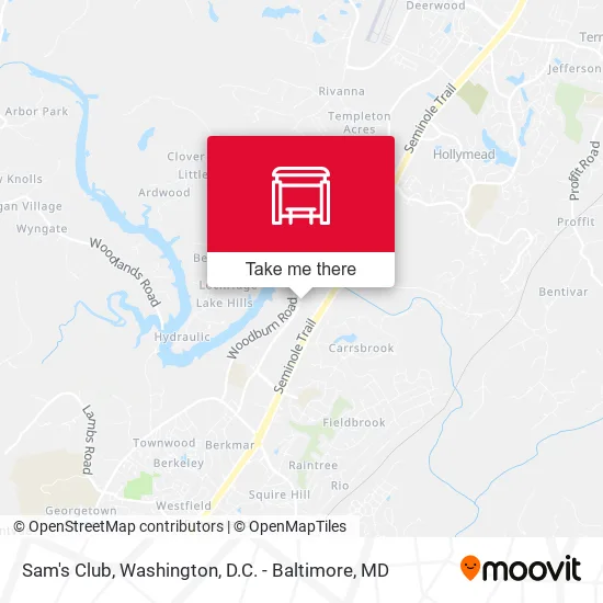 Sam's Club map