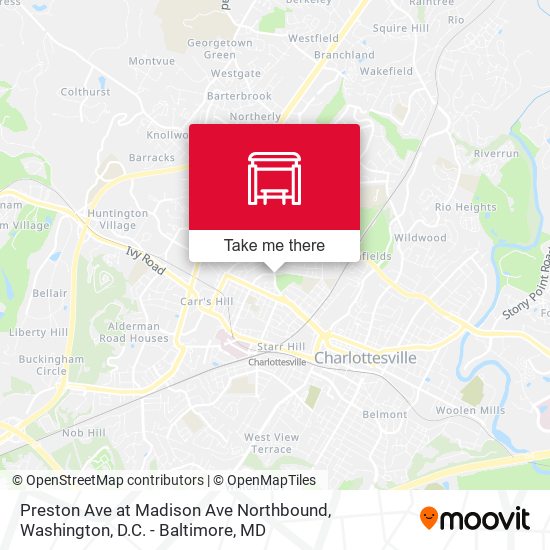 Preston Ave at Madison Ave Northbound map