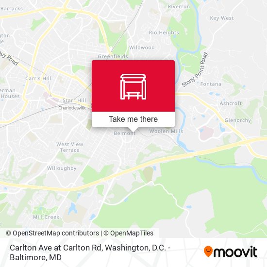 Mapa de Carlton Ave at Carlton Rd