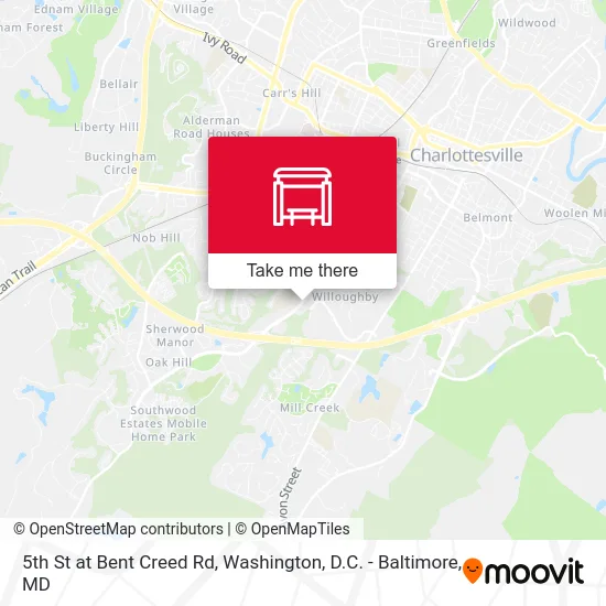 5th St at Bent Creed Rd map