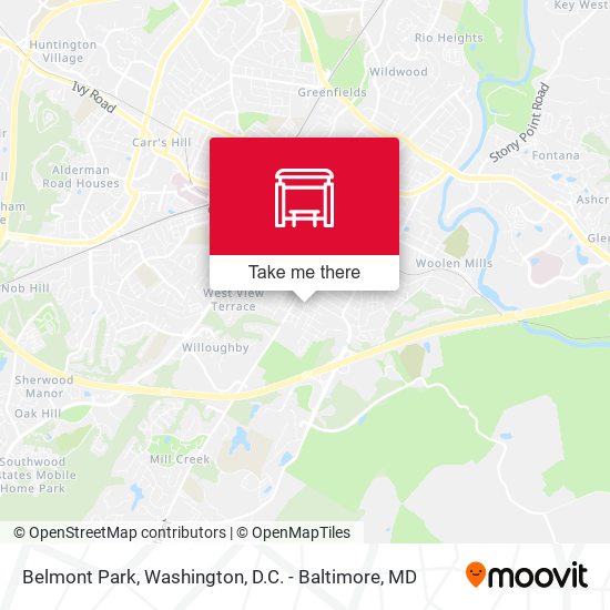 Belmont Park map
